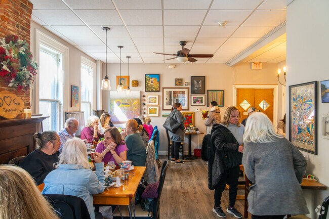 Stop in for a delicious breakfast at the cozy Pie Lady Cafe in Moorestown.