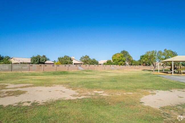 Open field for outdoor activities at West Point Elementary School in Surprise.