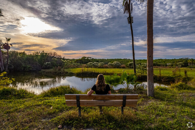 John R. Bonner Nature Park offers a quite place you can relax and enjoy beautiful sunsets.