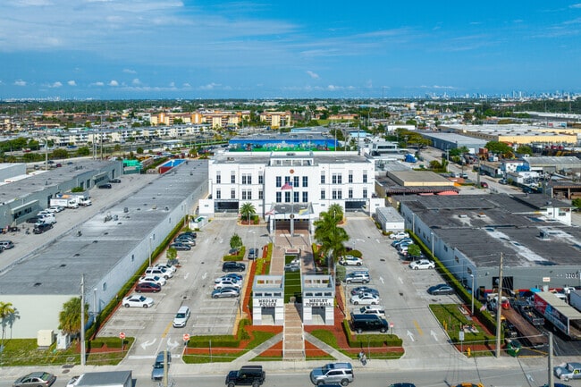 Town of Medley Town Hall and Medley Police Building.