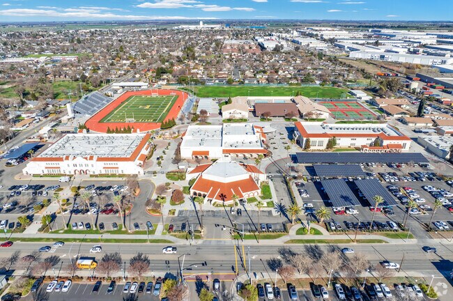 Tracy High in The City of Tracy is where the locals go for higher learning.