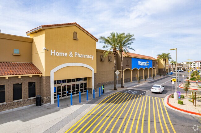 You can find plenty of major retail stores in the Estrella Village neighborhood.
