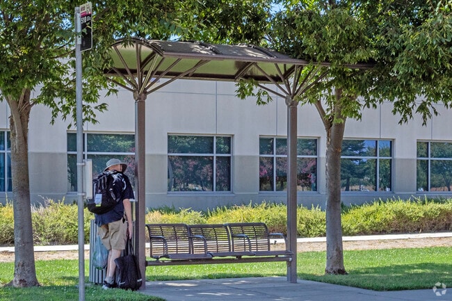 Catch a bus from multiple stops within French Camp.