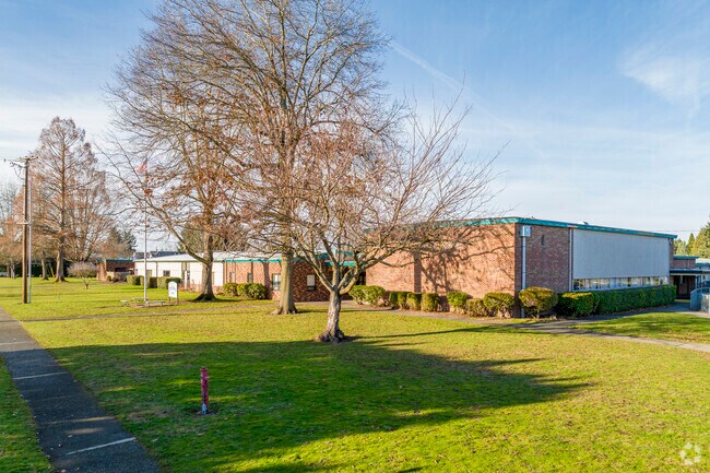 Views of campus at Byron Kibler Elementary School.