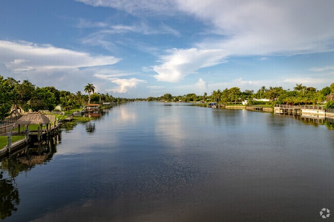 Endless water views of Lake Clarke in Lake Clarke Shores, FL.