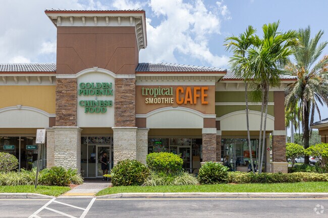 Quantum Village shopping plaza has many stores to chose from.