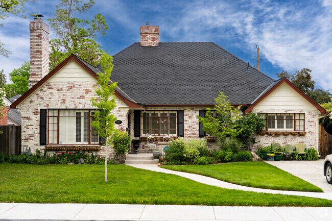 Painted brick adds unique character to this Plumas home.