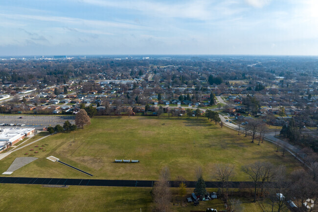 There are large fields for game play at Beer Middle School.