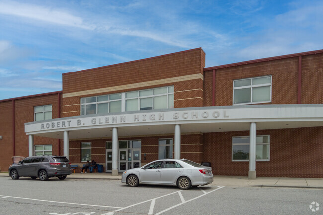 R. B. Glenn High School filters in students from Waughtown and other close areas.