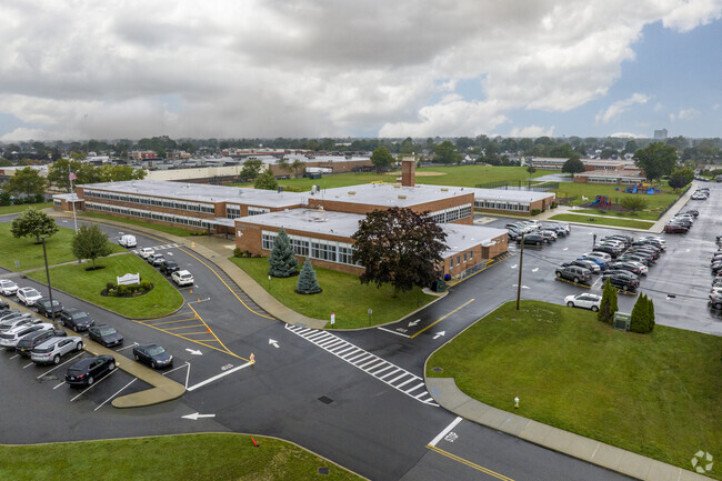 Michael F. Stokes School in Levittown has 480 students in grades 2-4 with a ratio of 12 to 1.