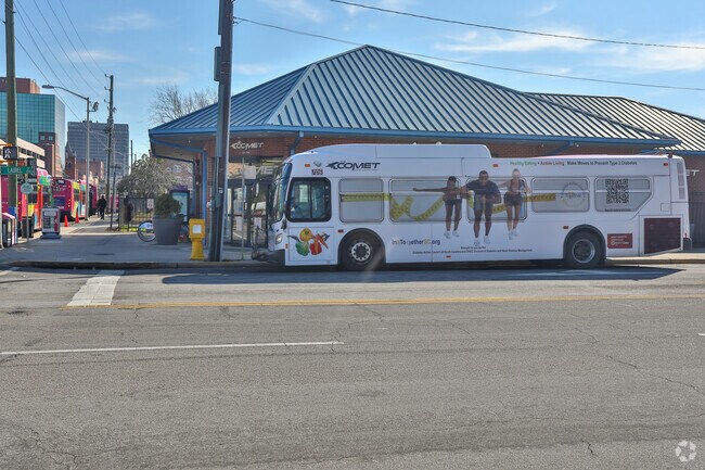 COMET busses bring Oak Grove residents downtown to Columbia.