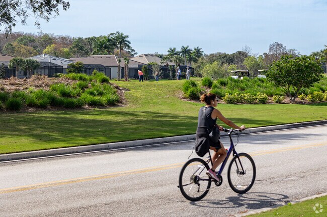 Harris has many quiet residential roads, perfect for cycling.