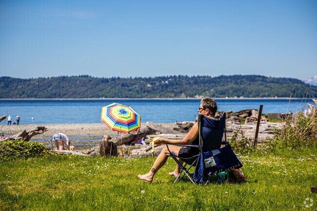 Sit and enjoy the view at Saltwater State Park in Zenith.