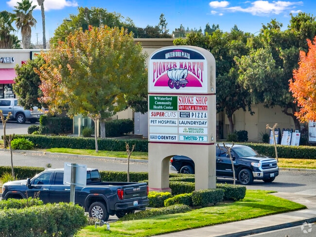 Pioneer Market sits in the middle of town.