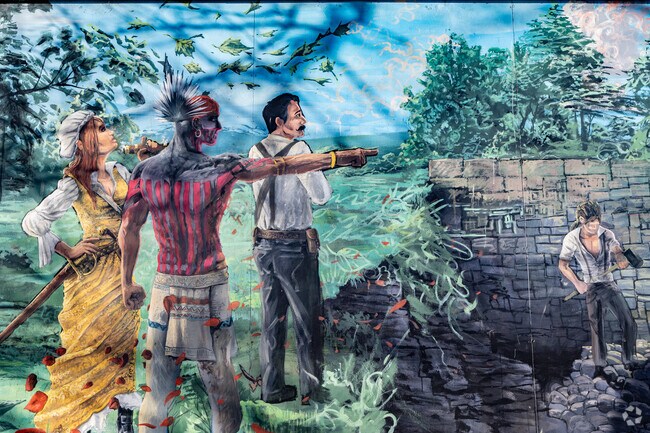 Many stories can be told with art for viewers to appreciate in the downtown area of Cumberland.