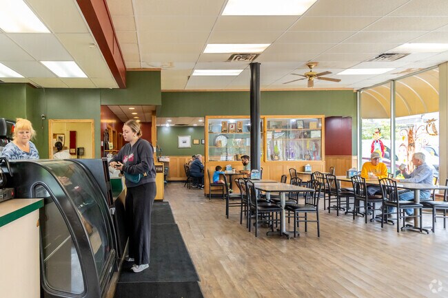 Denny's Donuts and Bakery is a local favorite for sweet treats in South Hill.