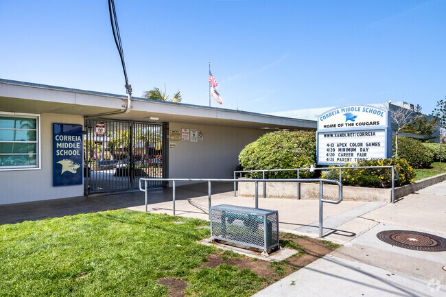 Correia Middle School Is Located in Point Loma Heights.