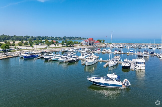 Central Sheboygan’s marina is a summer hotspot for boating, fishing, and lake views.