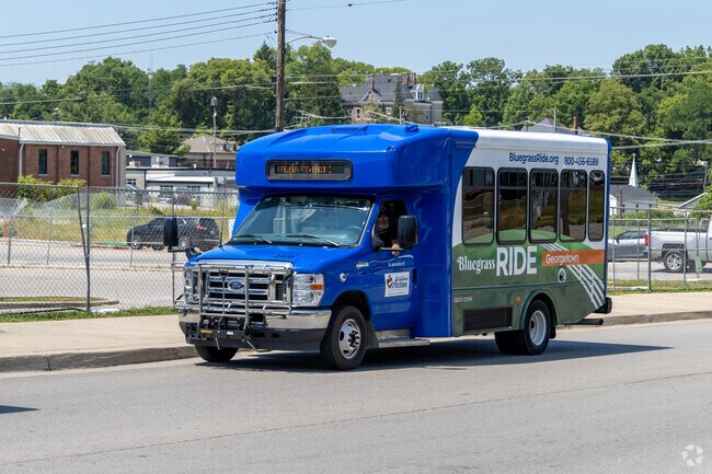 Bluegrass RIDE offers fare-free transit service to the Bradford Place neighborhood.