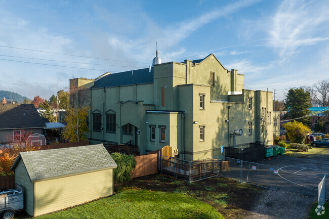 Mt. Scott Learning Center is tucked away between homes on SE Holgate Blvd in Portland.