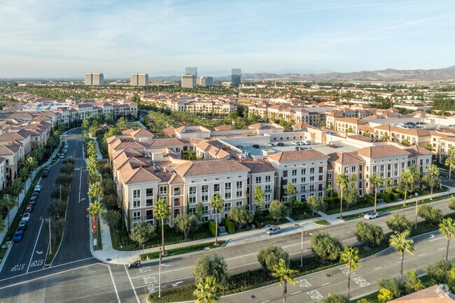 Apartment complexes in Irvine Spectrum are located near business and industrial centers.