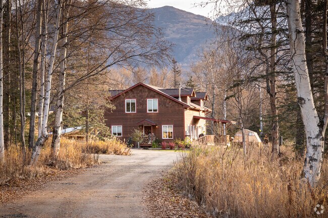 Lazy Mountain features Craftsman homes with spacious interiors and decks.