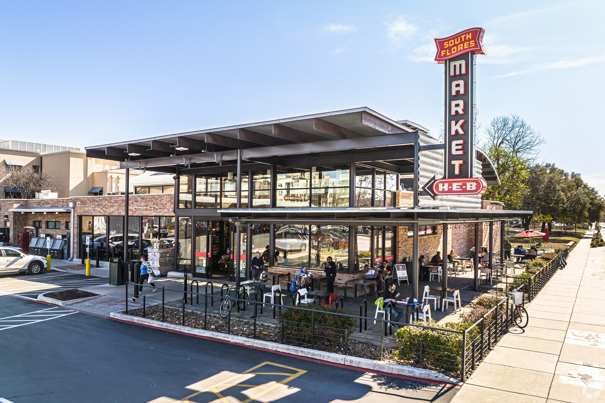 Visit HEB and then stop by South Flores Market in Historic San Antonio TX.