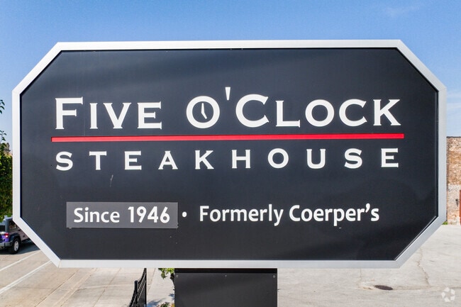 Five O'Clock Steakhouse has been serving serving the area for over 70 years.