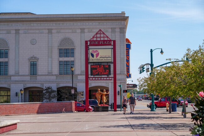 Residents of Christiana Creek enjoy walking through Downtown Elkhart.