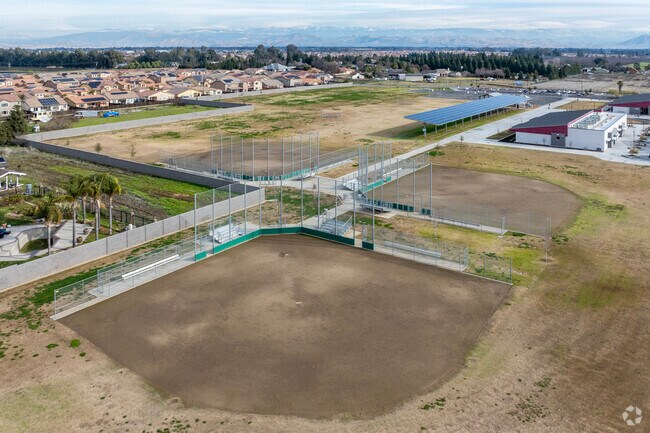 The baseball field at Young Elementary School in Fresno.