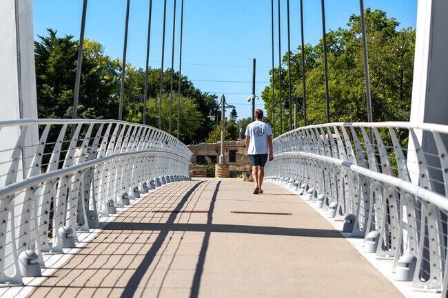 Take an afternoon walk at the Riverside trails along the Arkansas River.