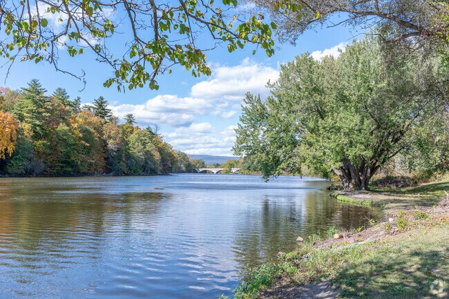 Popp Memorial Park offers scenic views of the Wallkill River.