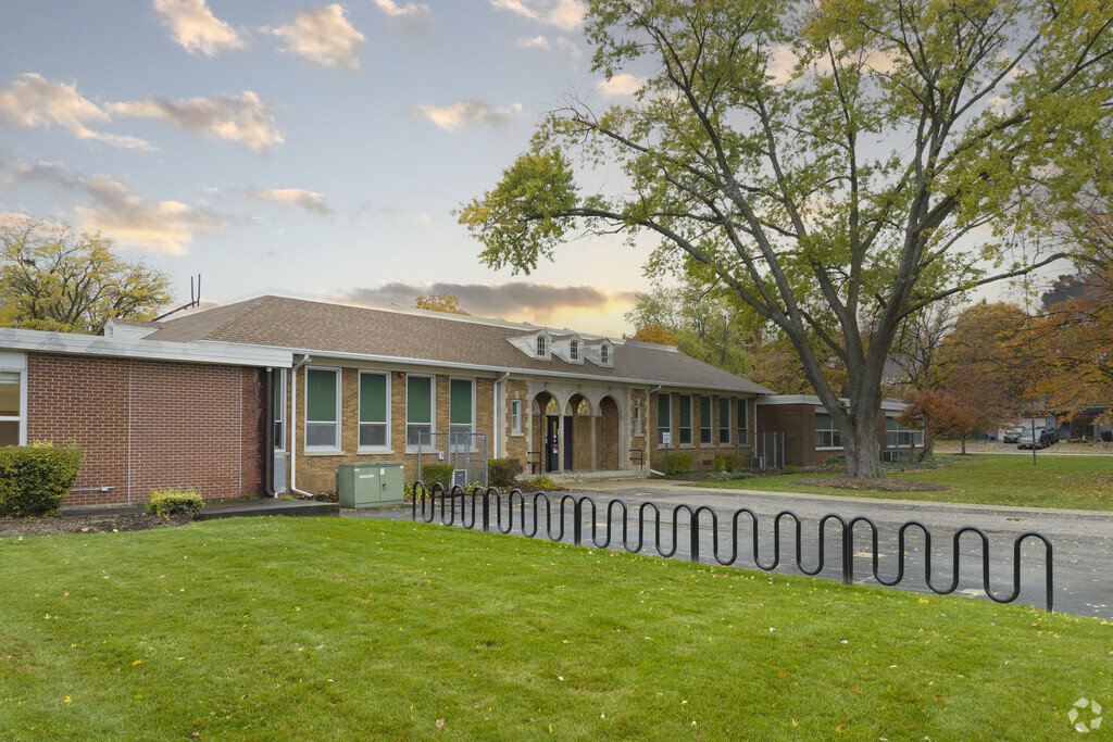 Nearby students can ride their bike to school when attending Bartlett Elementary School.