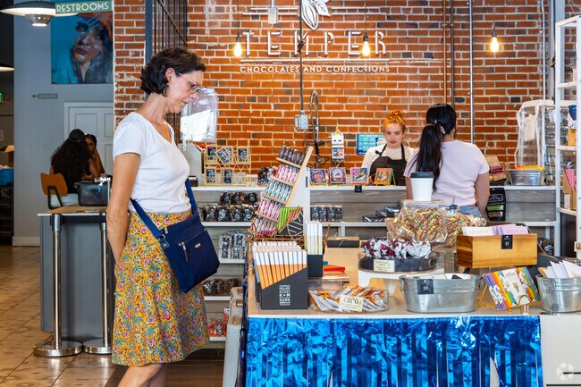 The Denver Central Market is a popular food hall in the heart of River North.