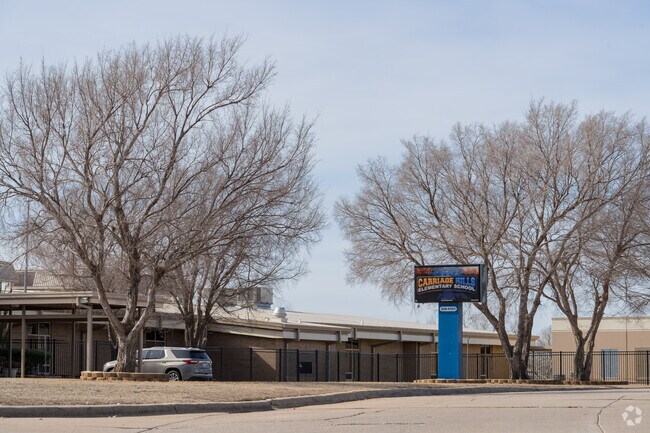 Carriage Hills Elementary School provides education in the neighborhood of Macarthur Park.
