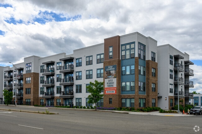 New apartment buildings line Semmes Avenue in Manchester.