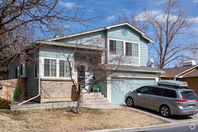 Split-level colorful houses can be seen in Cay at Marina Pointe.