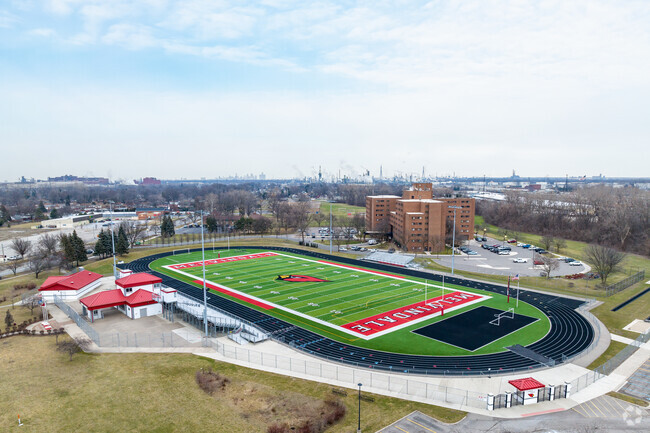 Julian O. Strong Middle School, athletic field.