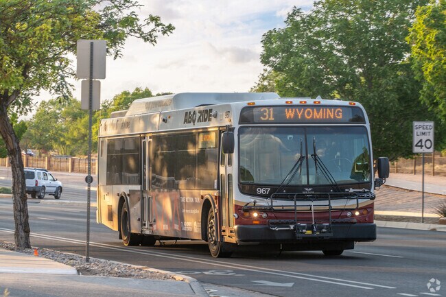 Find accessible public transit stops located conveniently throughout the Tanoan Community neighborhood.