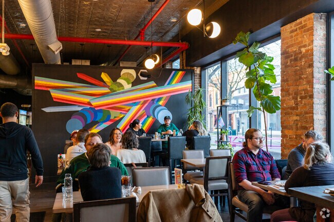 Bobcat Bonnie's is a local favorite next to Ainsworth Park, known for its brunch specials.