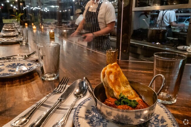 Enjoy a chef driven dining experience at Thistle and Leek in Newton.