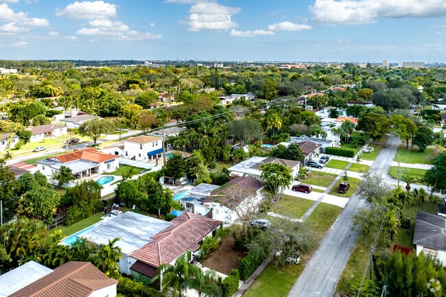 Miami Springs homes often include spacious yards.