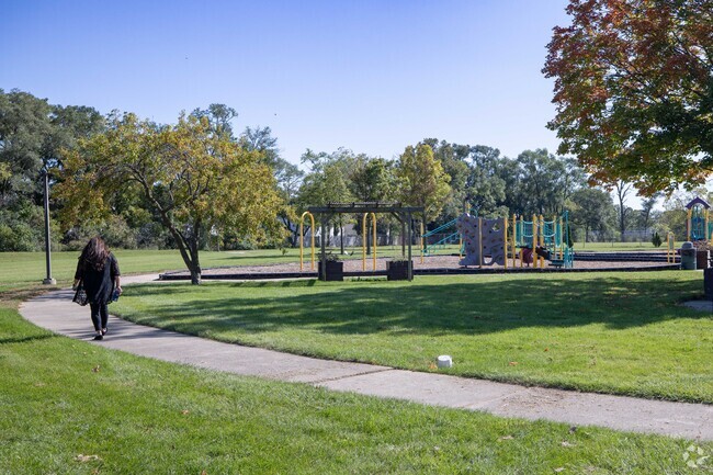 Residents can enjoy access to parks to go for a walk in David Park in West Zion.