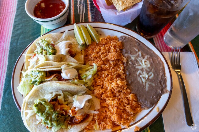 Authentic Mexican cuisine is abundant in the O'Callaghan neighborhood.