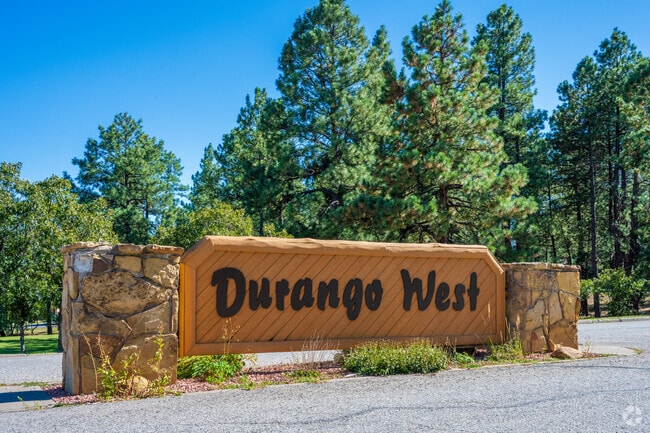 Durango West is a quiet residential area in the forest with plenty of home styles.