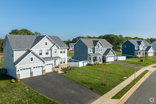 Many homes in Falmouth feature multiple car garages.