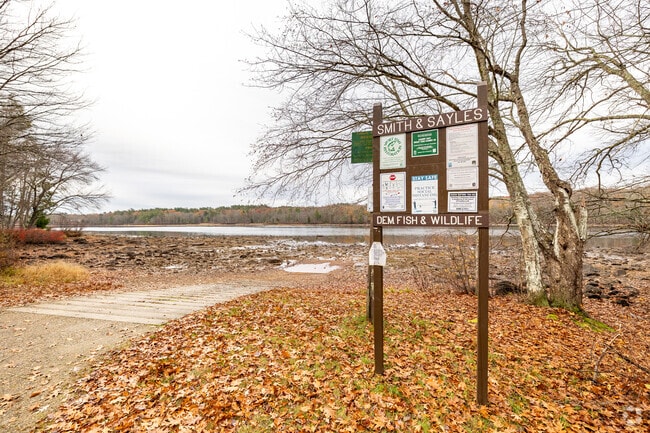The Smith and Sayles state fishing area is a popular spot on the Smith and Sayles Reservoir.