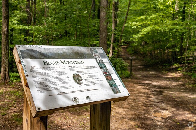 House Mountain Natural Area offers lots of hiking trails to the residents of Mascot.