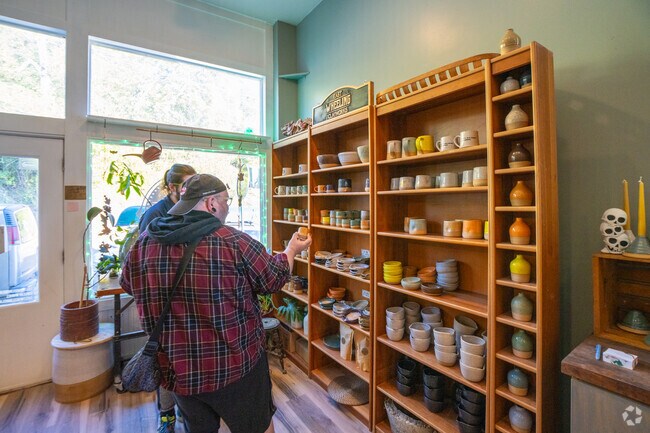 Take a class or buy your new favorite mug from East Wheeling Clay Works in North Wheeling.