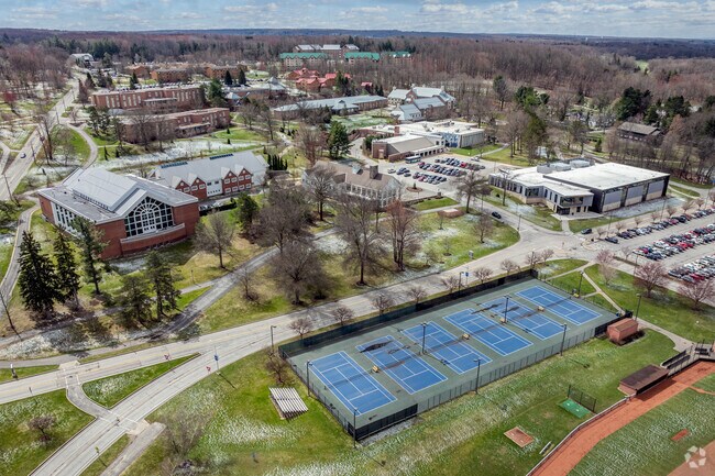 Penn State Behrend, near Harborcreek, offers over 40 majors and a variety of athletics programs.